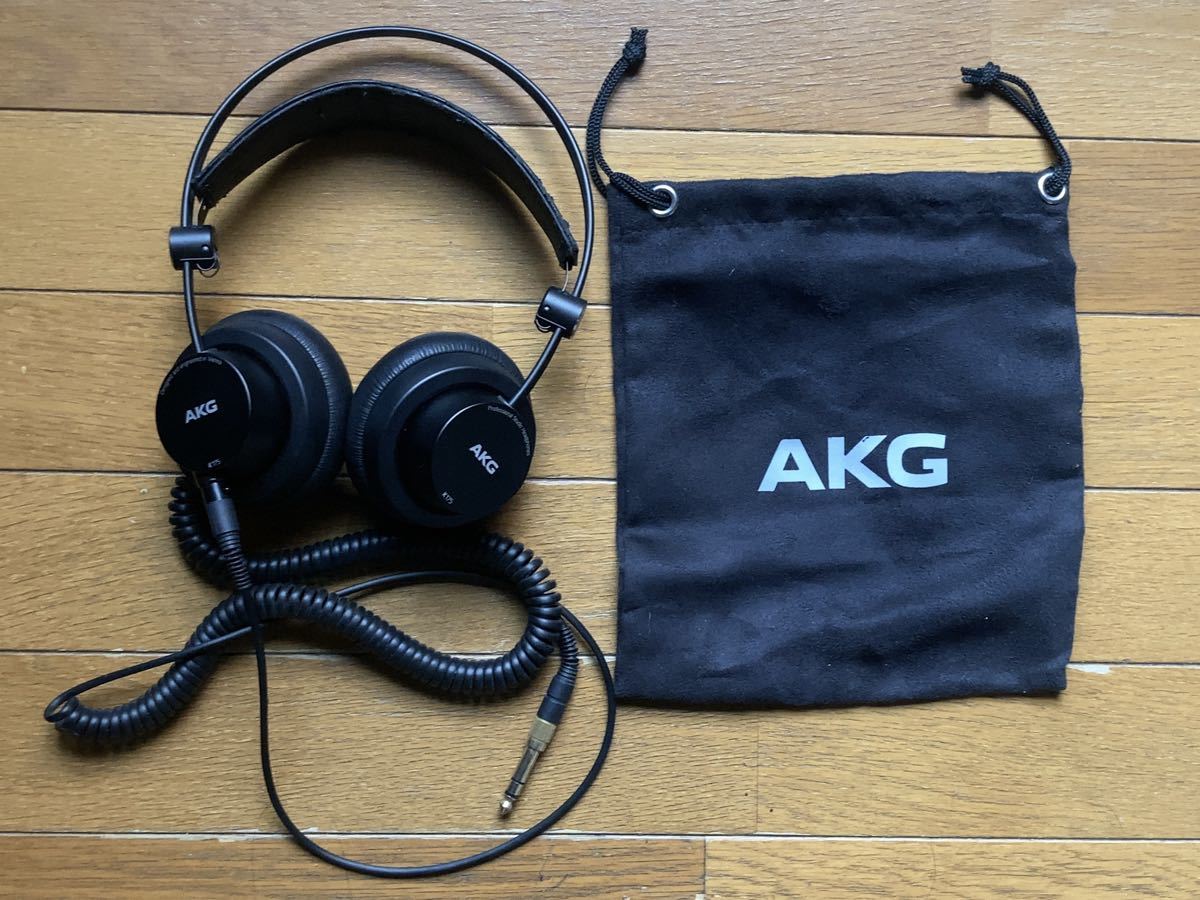 AKG 密閉型ヘッドホン　K175 中古品　動作確認済_画像1