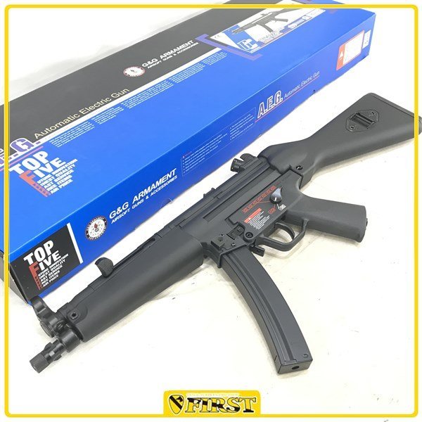 6964】G&G製 TGM A4 ブローバックモデル 電動ガン 箱付き MP5A4_画像1