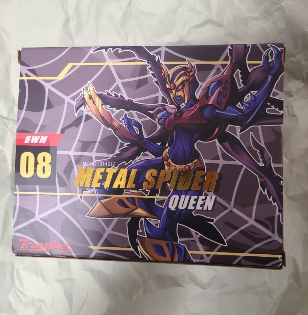 TransArt bwm-08 Metal Spider Queen トランスフォーマー ビーストウォーズ 非正規 メタルス ブラックウィドーのそっくりさん_画像5