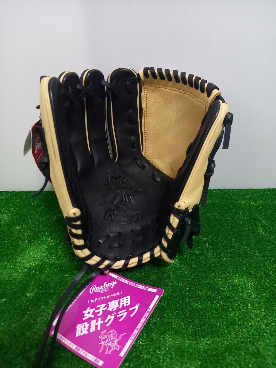  не использовался Rawlings/ low кольцо sHOH DP левый . для софтбол питчер для глициния рисовое поле . модель GS9FHDY14 цвет : черный / Camel 