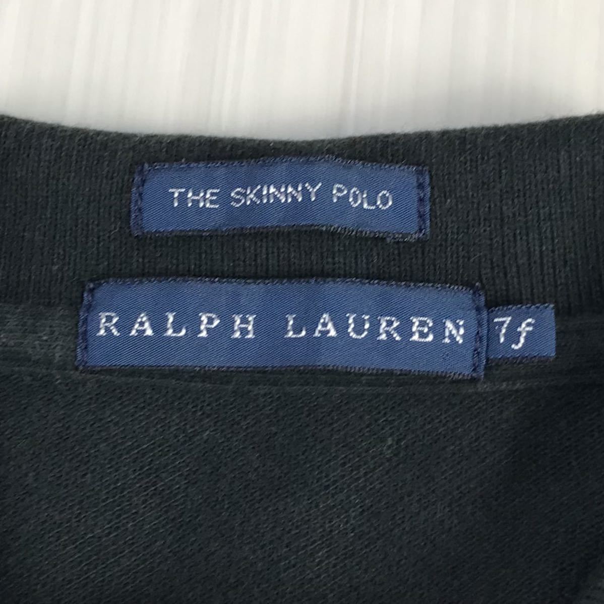 RALPH LAUREN ラルフローレン 半袖ポロシャツ 7f ブラック レッドポニー_画像6