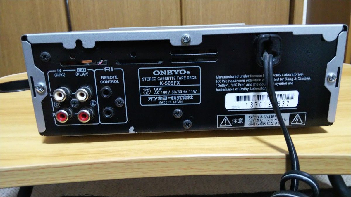 ONKYO K-505FX カセットデッキ