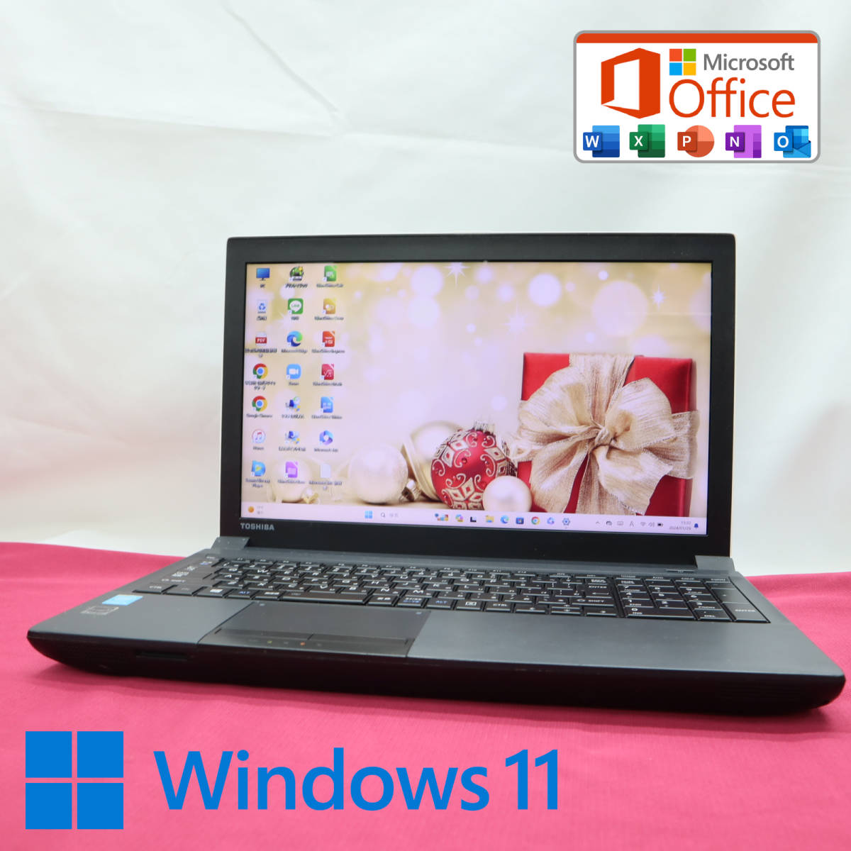 ★超美品 高性能4世代i5！320GB★B554/M Core i5-4210M Win11 MS Office 中古品 ノートPC★P65691_画像1