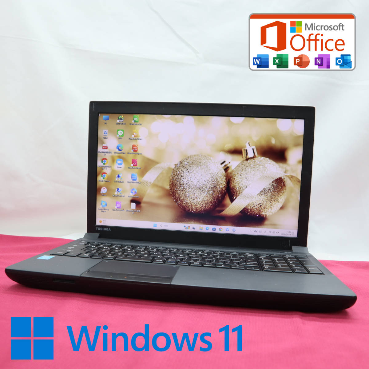 ★超美品 高性能4世代i5！320GB★B554/M Core i5-4210M Win11 MS Office 中古品 ノートPC★P65658_画像1