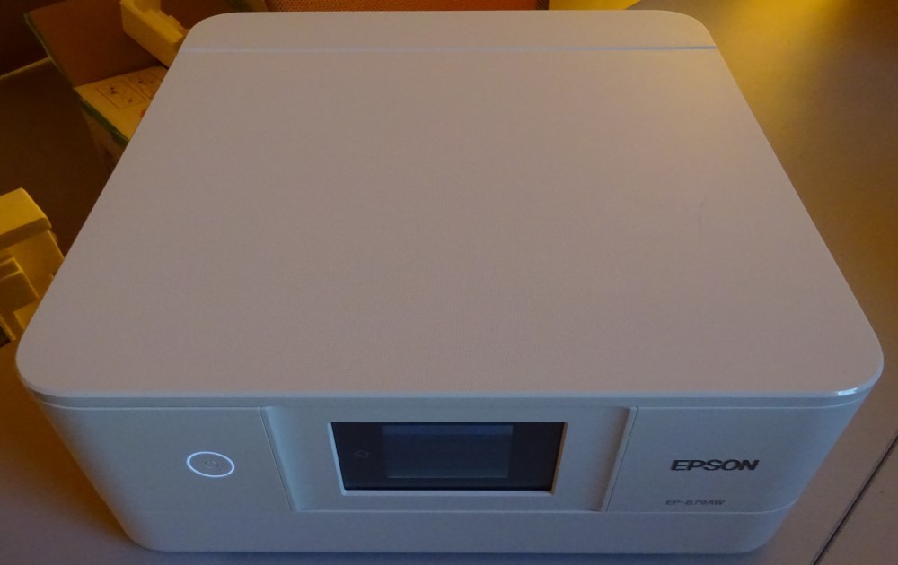 【中古】EPSON　エプソン　カラーインクジェット複合機　プリンタ　スキャナ　EP-879AW　Ａ４　動作確認済み　2024020036_画像1