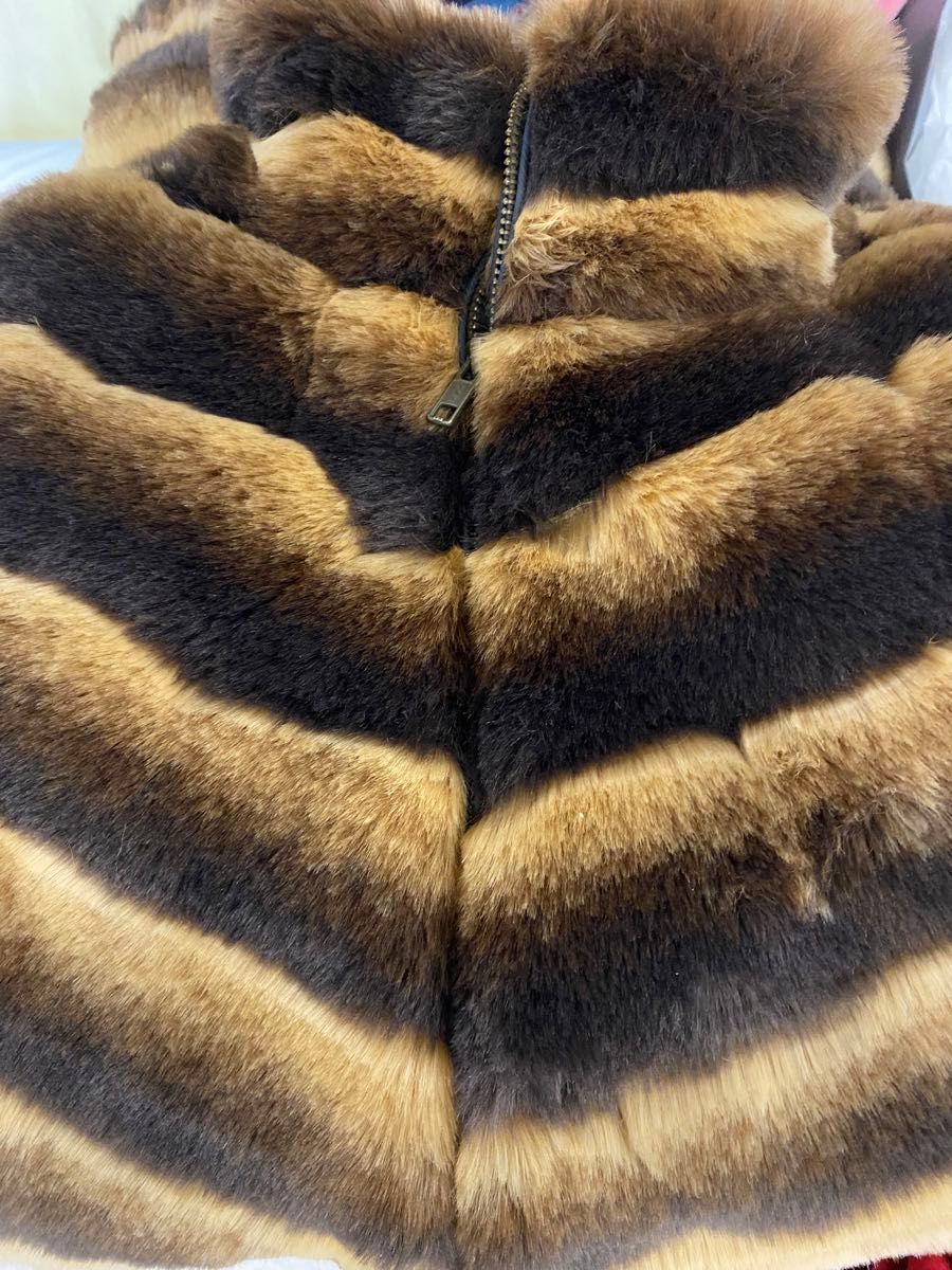 Supreme Faux Fur Jacket Brown