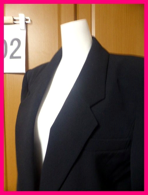  free shipping * black formal suit 9 LUNESOIR Tokyo sowa-ru ceremonial occasions / mourning dress /. clothes / wedding /.../ two next . gratitude ./ Event / presentation / graduation ceremony 