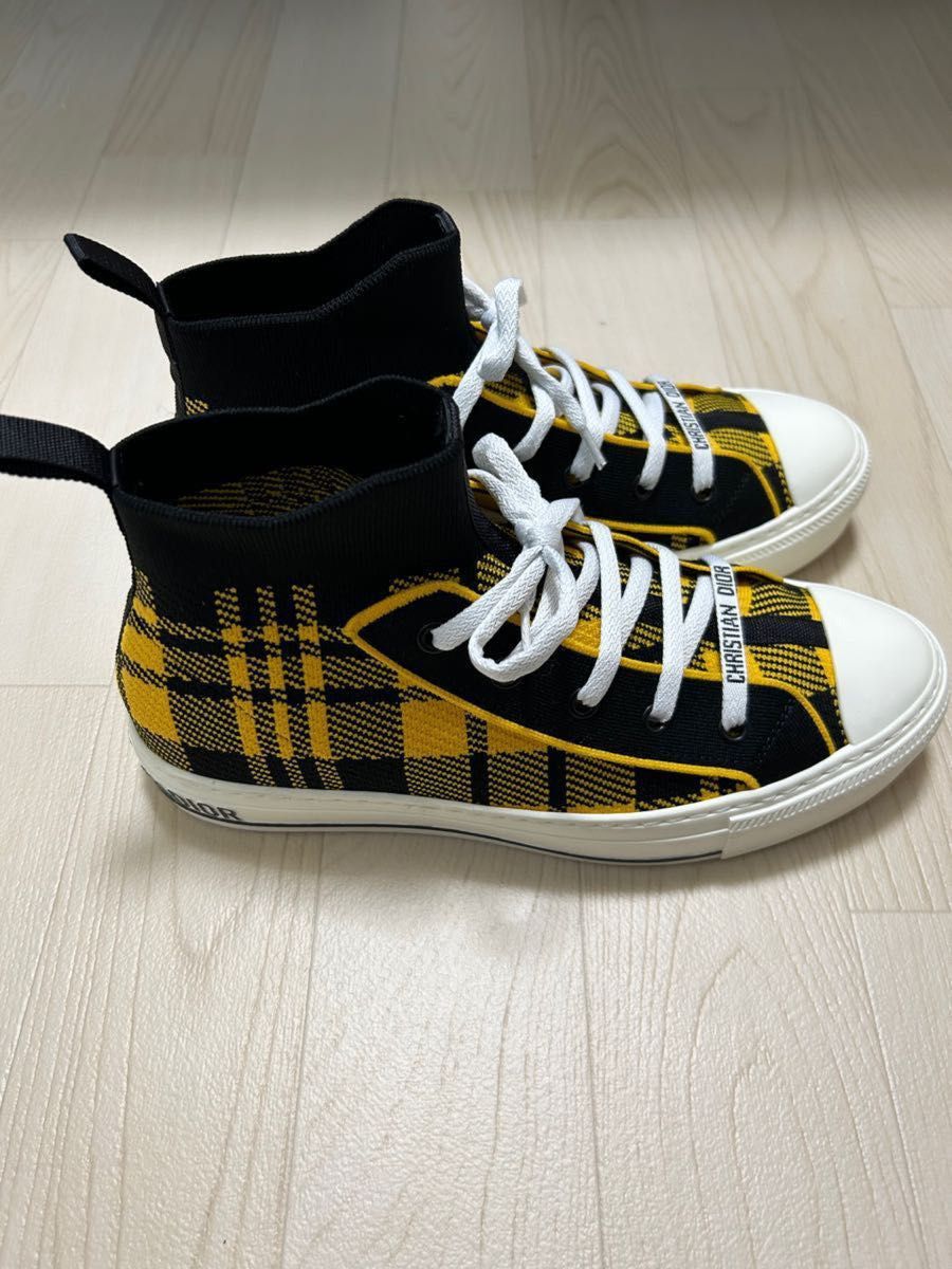 【スエード×チェックで足元casual♡】DIOR スニーカー 極美品』正規品ディオール WALK'N'DIORスニーカー《Check'n'Dior