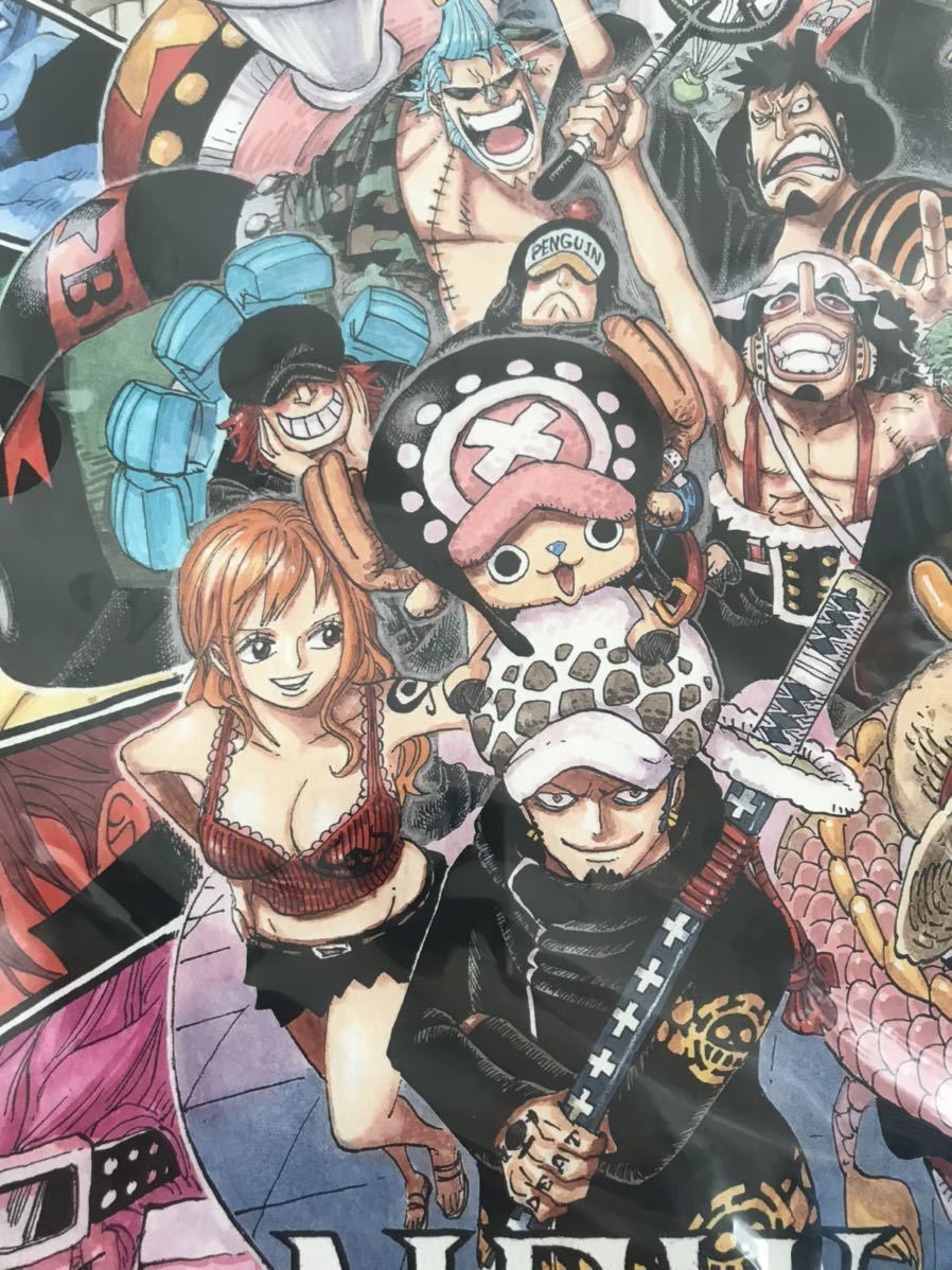 送料無料 ワンピース 新品未使用 複製原画 ジャンプフェスタ2014 尾田栄一郎 ONE PIECE 少年ジャンプ 複製原稿 ルフィ麦わら一味の画像4