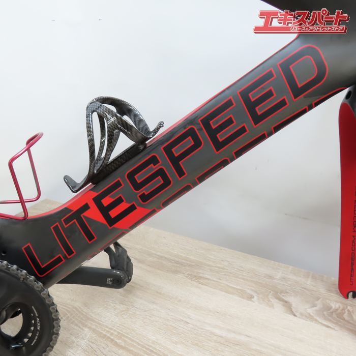 LITESPEED ライトスピード ロードバイク フレーム C1R Mサイズ グレー/レッド 前橋店_画像3