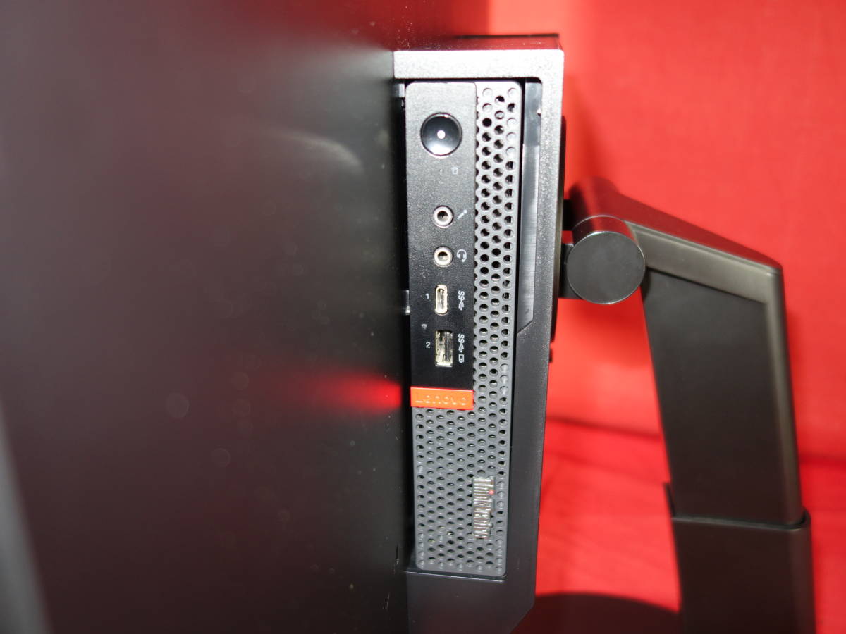 Lenovo　ThinkCentre M720q Tiny (ThinkCentre TIO 24 Gen3付) 【Core i3-8100T】 ★ Windows 11 ★ 8GB/SSD256GB 中古 PC 【30日間保証】1_画像6