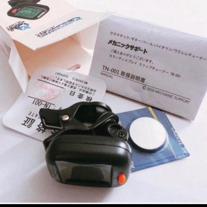 TN-001 コンパクト チューナー クリップ式 日本語マニュアル付き