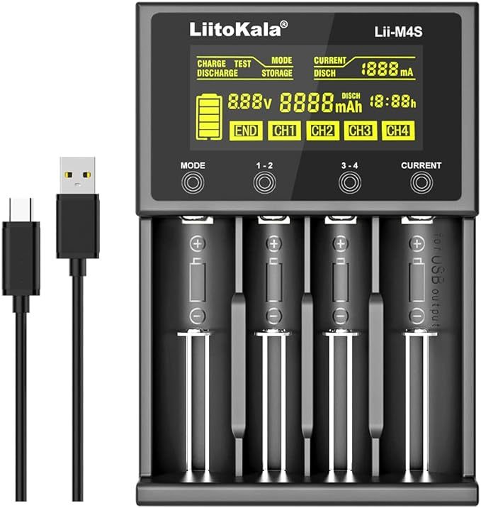 Liitokala Lii-M4S バッテリー充電器 未使用品_画像8
