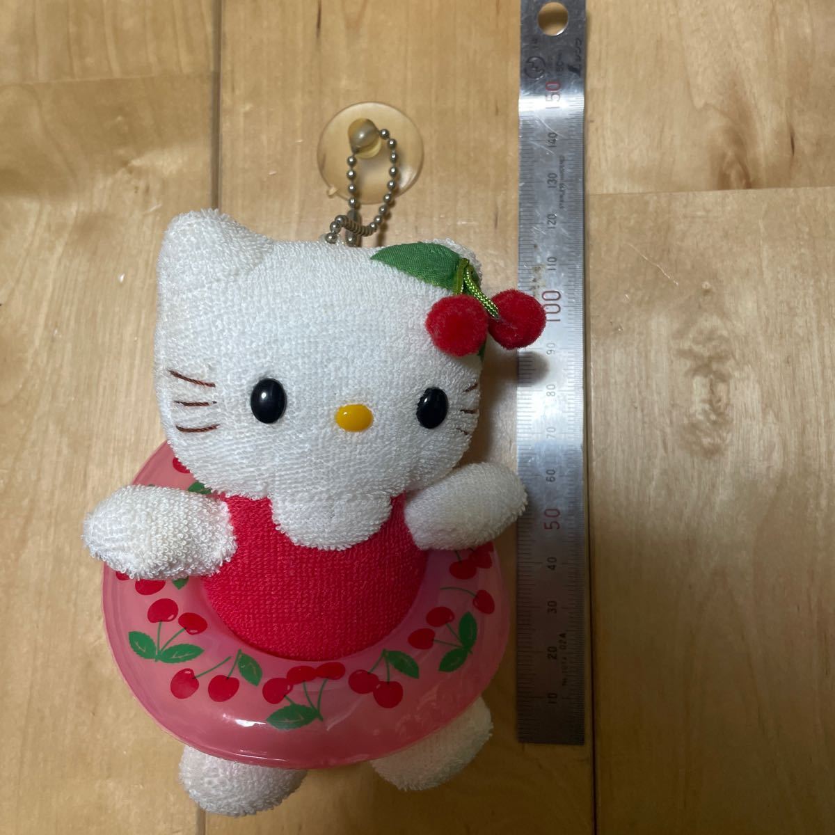 サンリオ ハローキティ HELLO KITTY ぬいぐるみ キーホルダー　浮き輪付き　レトロ　Sanrio SMILE S_画像2