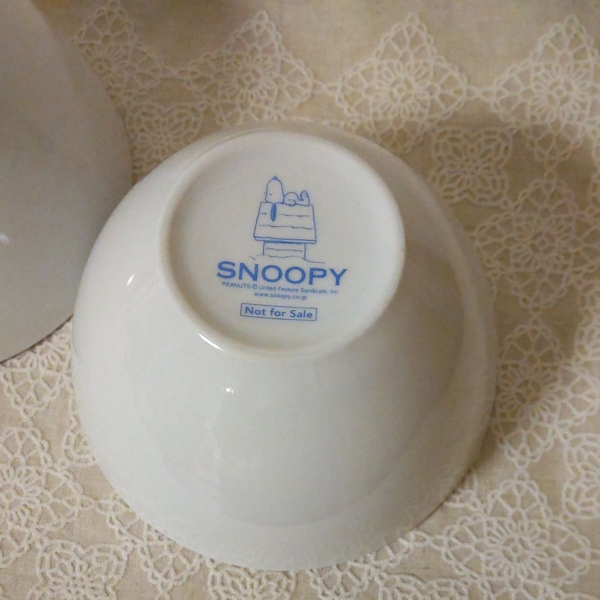 スヌーピーのマルチボウル２個セット PEANUTS SNOOPY ウッドストック 非売品景品食器陶磁器カップ