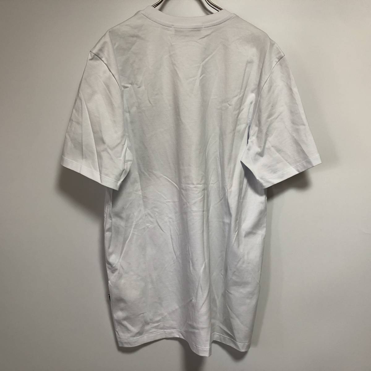 MSGM 新品 国内正規品 ロゴ Tシャツ 半袖 メンズ レディース ホワイト サイズXS_画像3