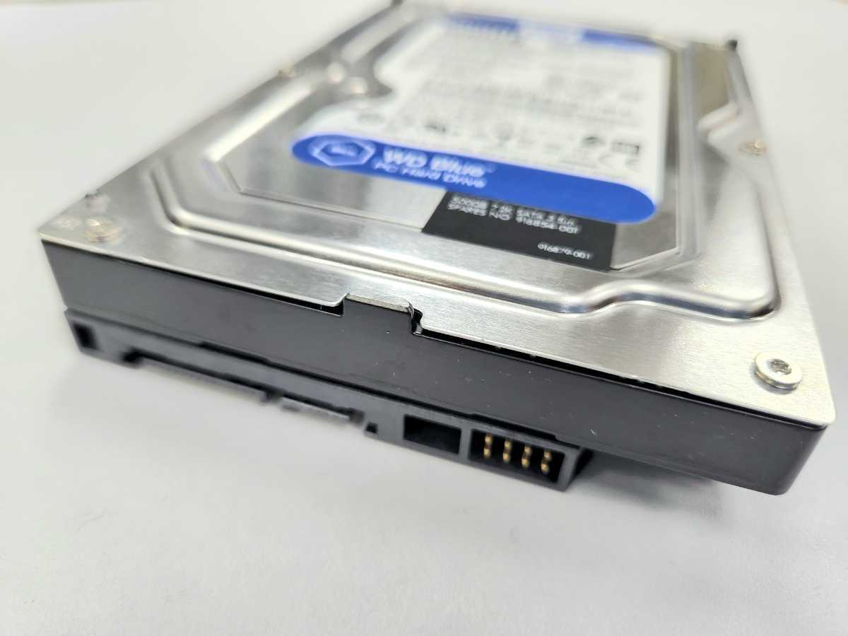 【送料無料】中古HDD 500GB 3.5インチ WD Western Digital WD5000AZLX 動作確認済 健康状態:正常 HDD 内臓HDD 送料無料 3.5インチ①_画像3