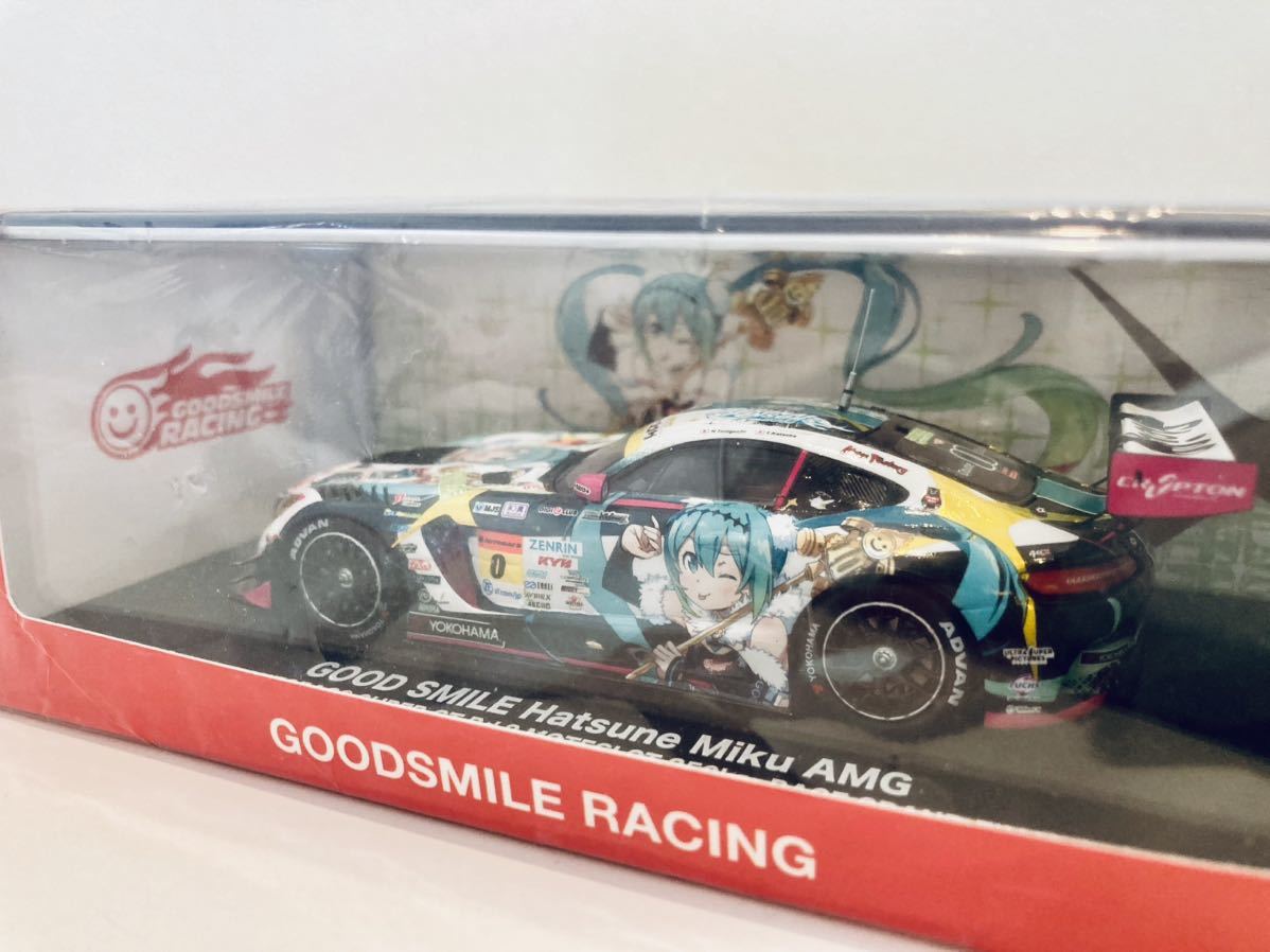 【送料無料】1/43 Spark グッドスマイル 初音ミク AMG #0 谷口信輝-片岡龍也 スーパーGT 2018 もてぎ GT 250Km レース 最終戦 Ver_画像2