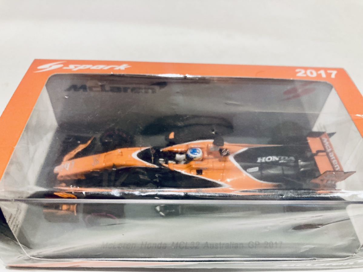 【送料無料】1/43 Spark McLaren Honda マクラーレン ホンダ MCL32 #14 F.アロンソ Australian GP 2017の画像6