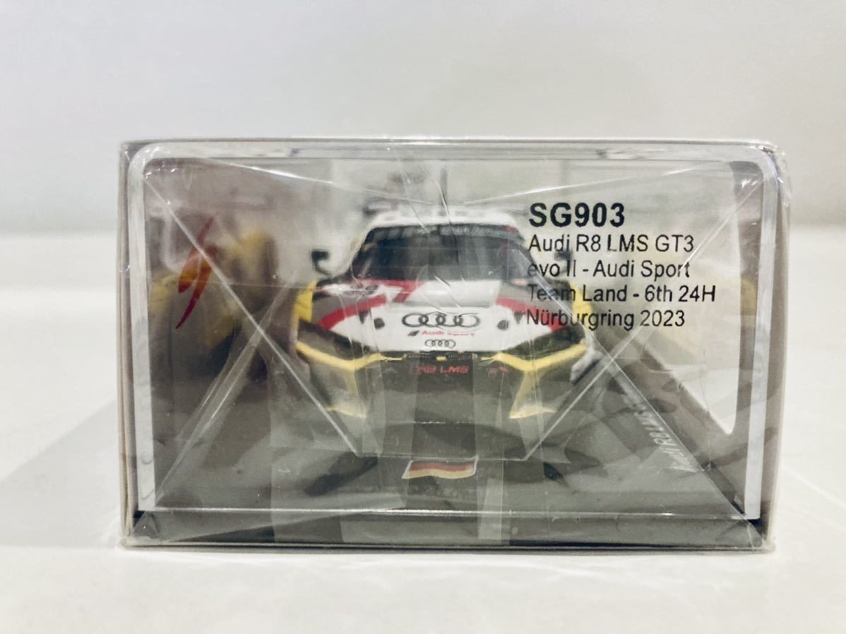 【送料無料】1/43 Spark Audi アウディ R8 LMS GT3 evoⅡ #39 Audi Sports Team Land 6th Nurburgring 2023_画像7