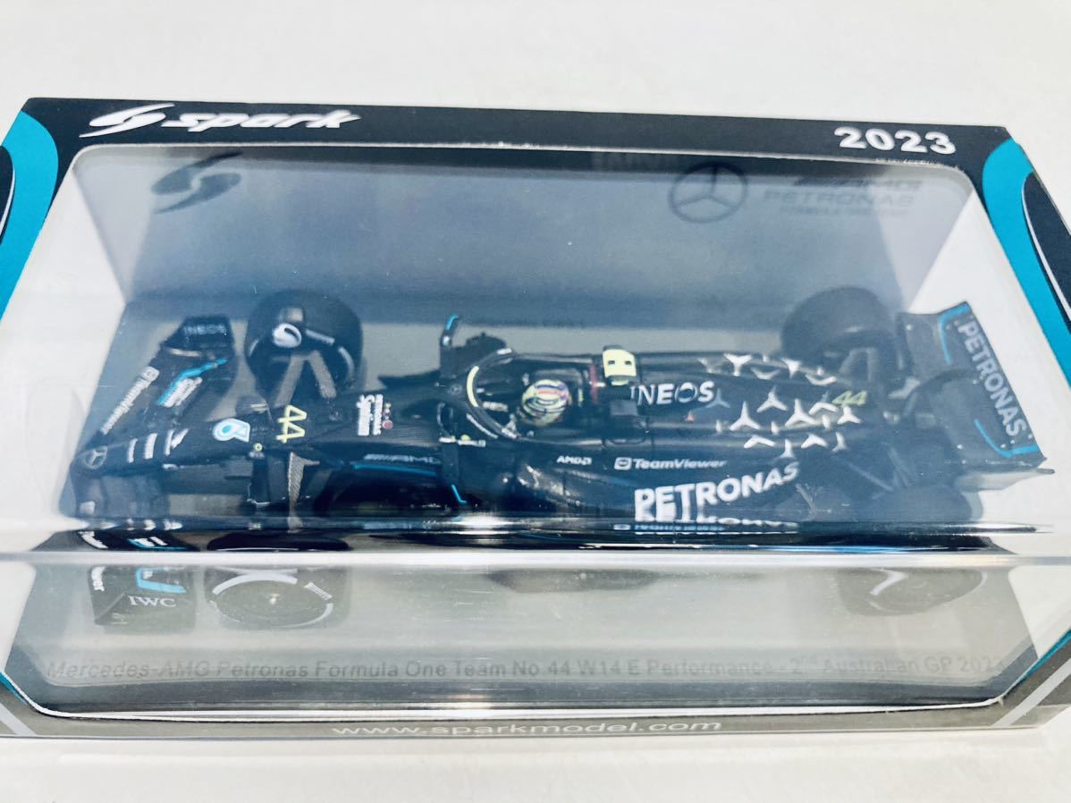 【送料無料】1/43 Spark Mercedes メルセデス AMG ペトロナス W14 E Performance #44 L.ハミルトン 2nd Australian GP 2023_画像6