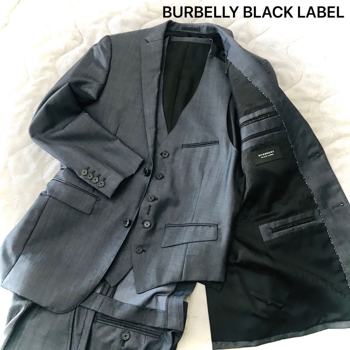 BURBERRY BLACK LABEL 3ピーススーツ - スーツ