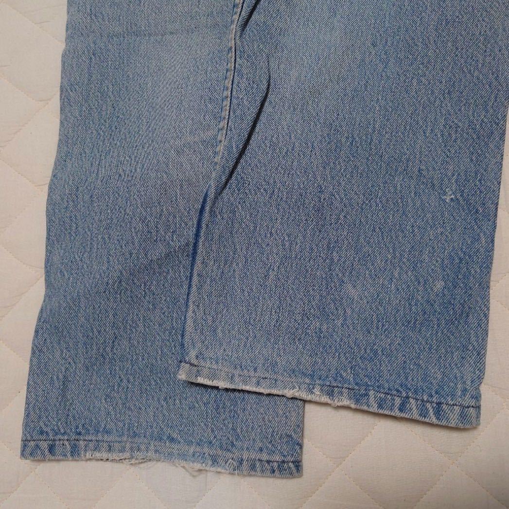 90sUSA製リーバイスLEVI'S501リメイクデニムパンツw31股下76㎝　pth0166hs47_画像10