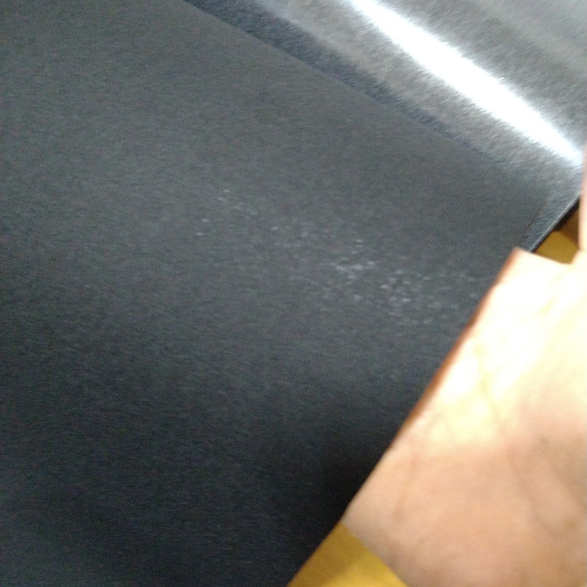 国産良質 OH57 アイロン接着芯 厚手 ハード畳んで ネコポス発送 １m 珍しい黒ハードタイプ ハンドメイド クラフト 