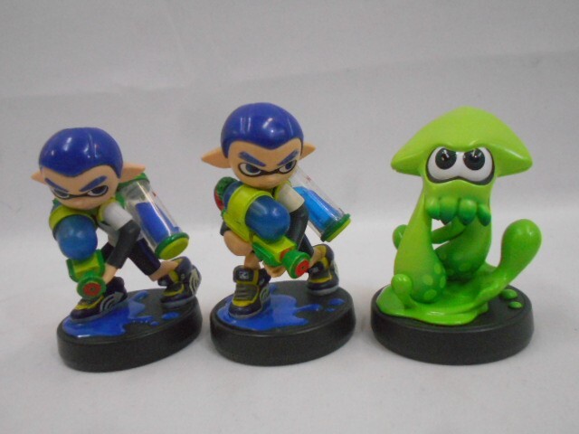 24 送60サ 0305$D05 amiiboセット スプラトゥーン8個 モンスターハンターシリーズ1個 ジャンク品_画像4