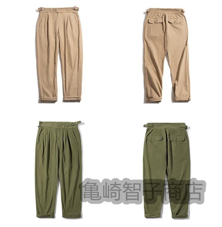 Gurkha pants ロングパンツ グルカ パンツ ズボン メンズ用 カジュアルパンツ カーゴパンツ 通勤 レトロ おしゃれ 緑 選択/XLサイズ_画像5