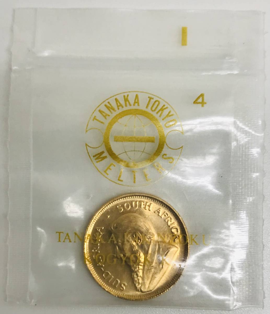 ☆ ペンダントトップ 金貨 ☆ 南アフリカ 1984年 クルーガー ☆ ペンダントトップ 金貨 ☆ 南アフリカ 1984年 クルーガー
