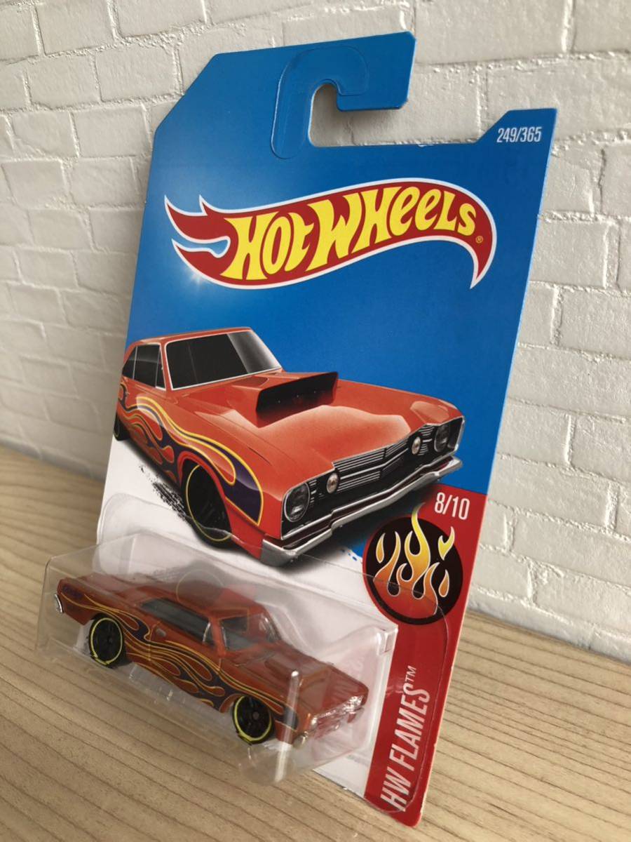 ホットウィール ベーシックカー ミニカー HW アメ車 '68 ダッジ ダート 橙メタ フレイムス HOTWHEELS DODGE DART FLAMES_画像1