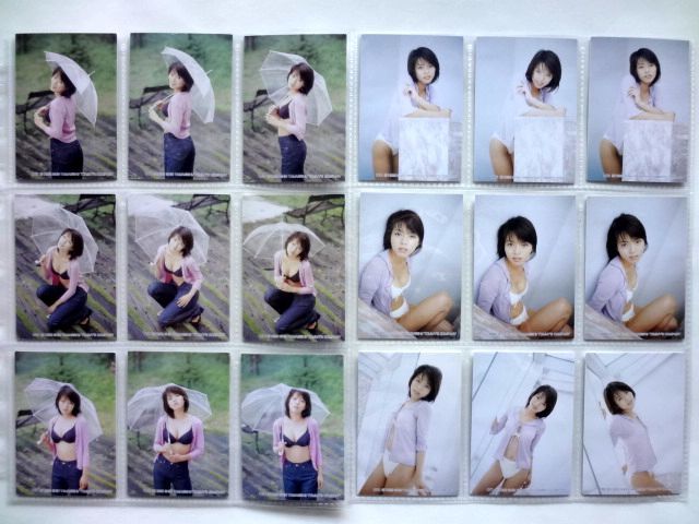 釈由美子 トレカ レギュラーカード コンプ + ポラ画像カード 合計180種 / SHIN YAMAGISHI TRADING PHOTO CARD COLLECTION / 送料360円～_画像4