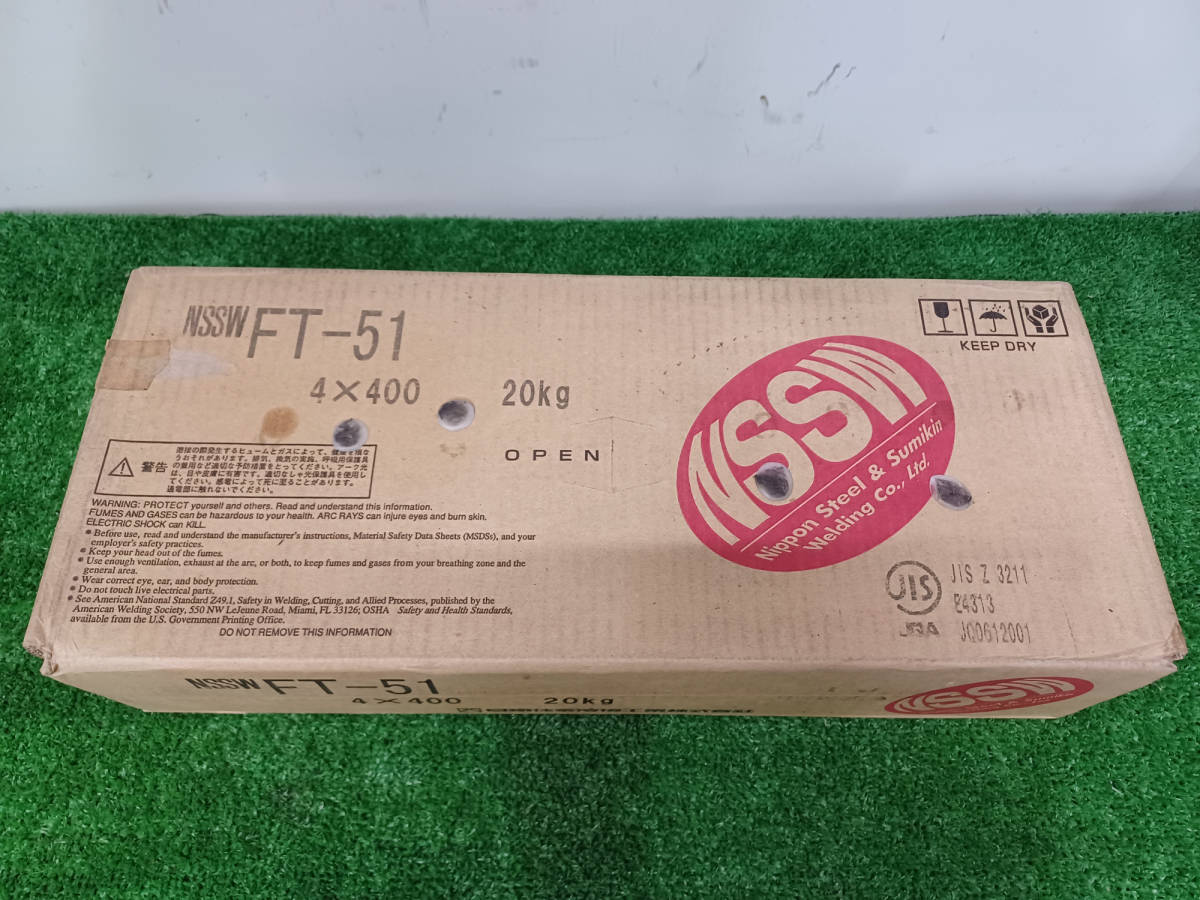 【未使用品】NSSW 溶接棒 FT-51 4.0X400㎜ 20Kg 手工具 ハンドツール/ITSO8XWWS9BE