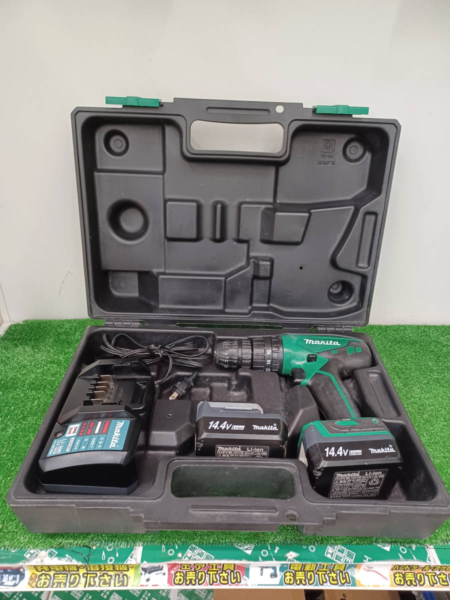 【中古品】マキタ 充電式振動ドライバドリル 14.4V バッテリー2個付き M850DWX 電動工具/ITV8I6YPQOEO