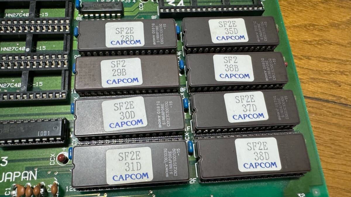 難あり アーケード基板 カプコン CPS1 海外版「ストリートファイターⅡ」_画像7