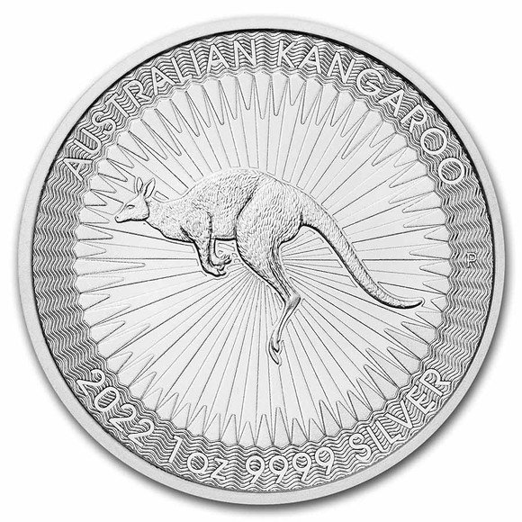 【ご紹介します！】2022年 オーストラリア カンガルー1oz 31.1ｇ純銀貨 エリザベス女王肖像 インフレにもデフレにも強いコインコレクションの画像2