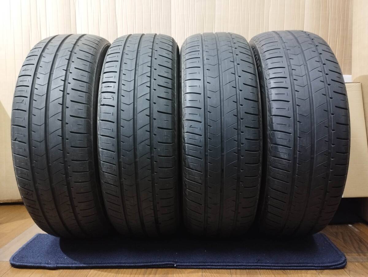 サマータイヤ 215/60R17 4本セット ブリヂストン エコピアNH100RV アルファード ヴェルファイア エスティマ エルグランド エクストレイル_画像1