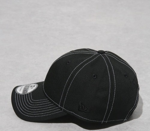 NEW ERA(R)　別注 930 NEYYAN STITCH　NY YANKEES ニューヨークヤンキース 帽子 キャップ 黒系　フリーサイズ_画像8