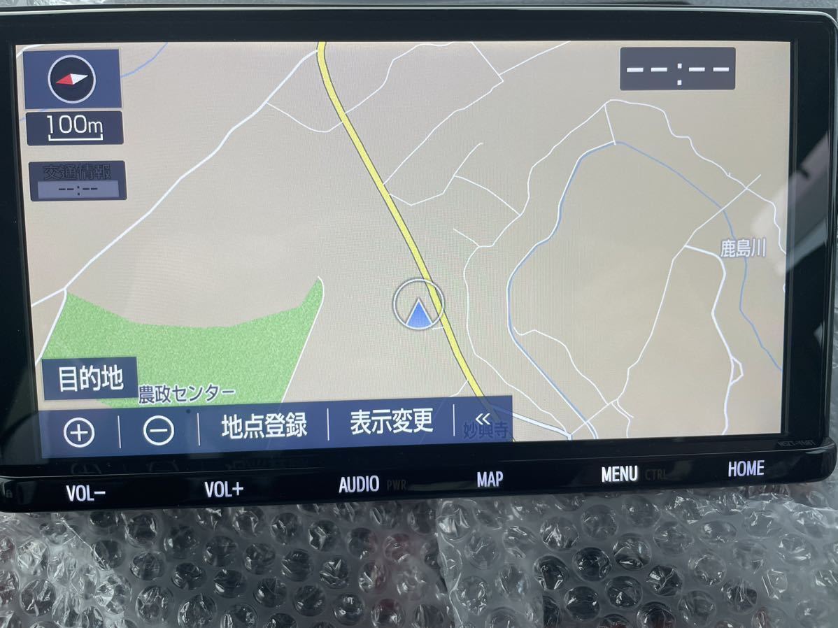 トヨタ純正ナビ 超美品 9インチ NSZT-Y68T 2022年春版地図データ トヨタ純正ナビ 超美品 9インチ NSZT-Y68T 2022年春版地図データ