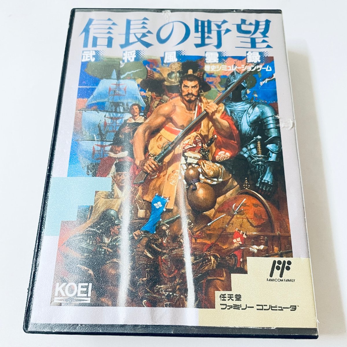 同梱不可 FC ファミコン 信長の野望 武将風雲録 ソフト 箱説付 起動確認済の画像6