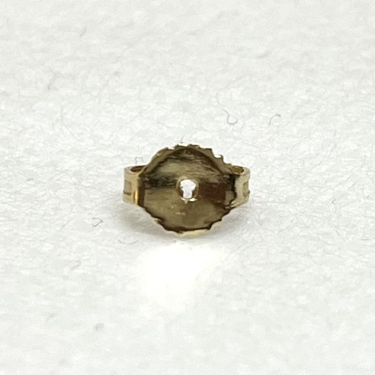 クロムハーツ 18k ピアス キャッチ ゴールド_画像1