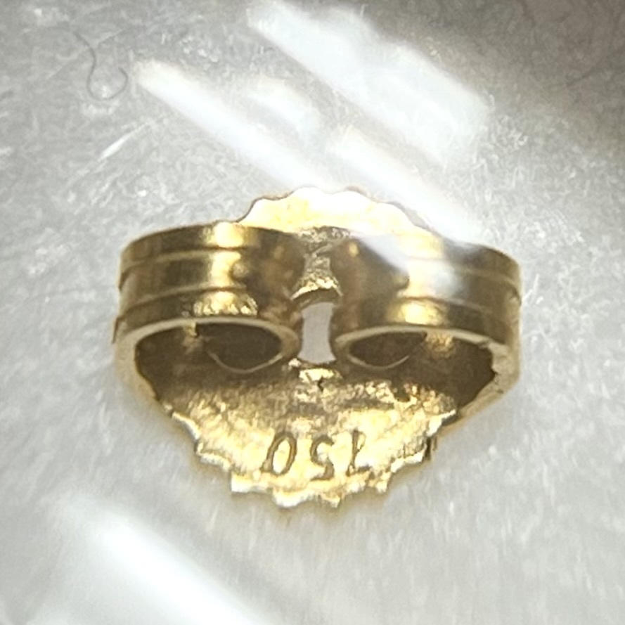 クロムハーツ 18k ピアス キャッチ ゴールド_画像3