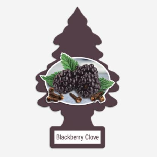 Little Trees リトルツリーフレッシュナー 釣り下げ式 芳香剤 ブラックベリークローブ Blackberry Clove USDM 5枚セット_画像4