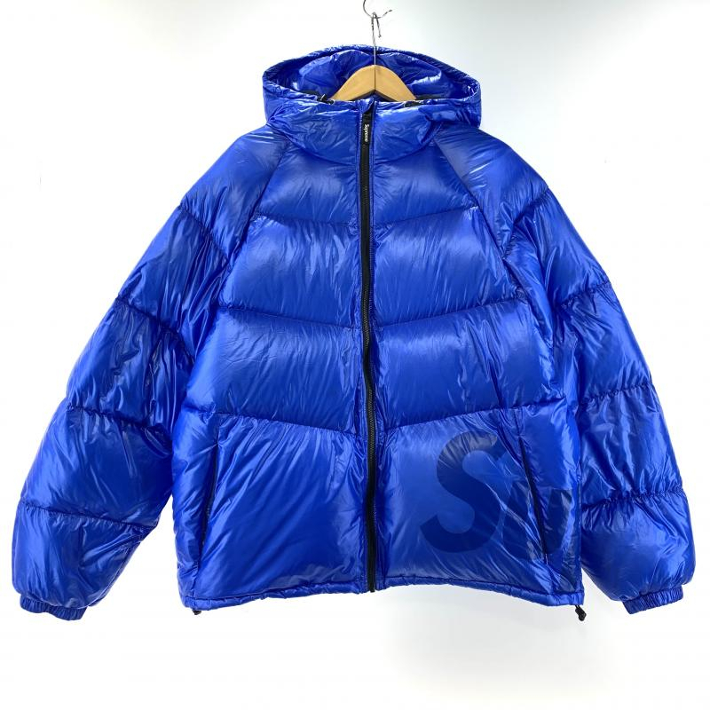 【中古】Supreme 20FW Hooded Down Jacket L シュプリーム ダウンジャケット ブルー[240019443245]_画像1