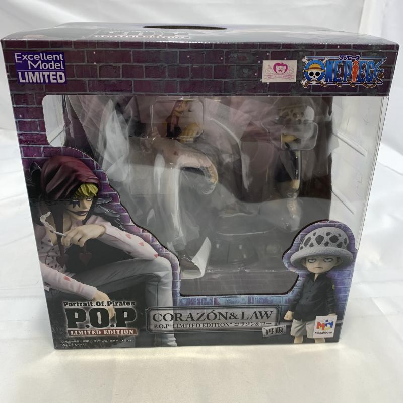 【中古】未開封)Megahouse P.O.P LIMITED EDITION コラソン＆トラファルガー・ロー フィギュア ワンピース[240019444316]