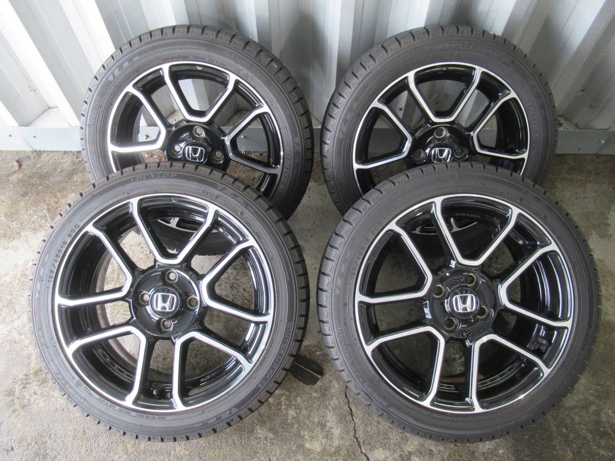 ホンダ　S660　純正ホイール付きスタッドレスタイヤ　ダンロップ　WINTER　MAXX03　2021年　９分山　165/55R15　195/45R16　_画像1