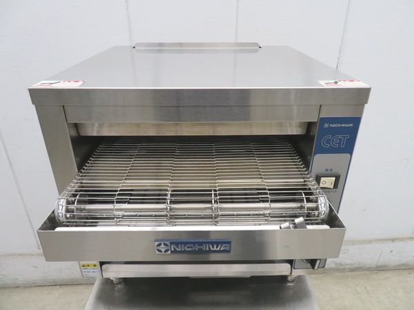 G127*nichiwa2020 year * electric continuation toaster CET-32N-S2 conveyor toaster 475×450×430[1 months with guarantee ] Tochigi Utsunomiya used business use kitchen equipment 