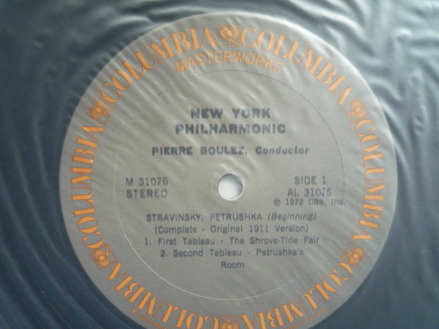 SI65 rice Columbia record LP -stroke la vi n ski /peto Roo shu Cub -re-z/ New York PSO