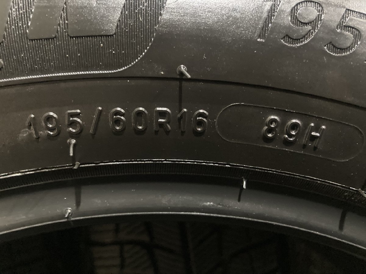 MICHELIN X-ICE 3+ 195/60R16 16インチ スタッドレス 4本 19年製 バリ溝 セレナ ラフェスタ ノートe-POWER等　(TB042)_画像9